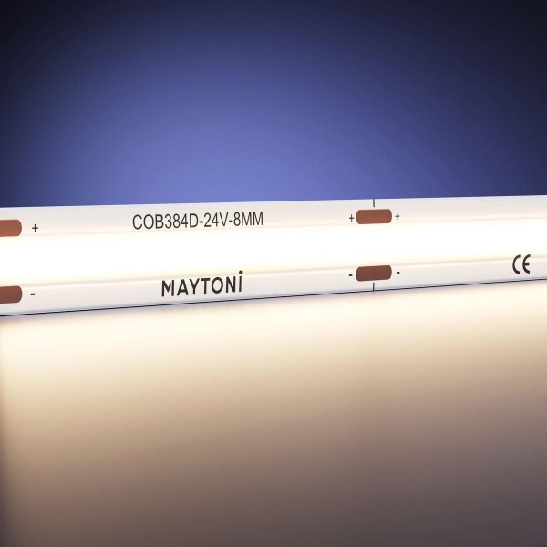 Светодиодная лента Maytoni 12W/m 384LED/m COB теплый белый 5M 201075 — Дзинь ля-ля