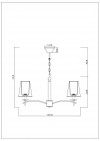 Подвесная люстра Arte Lamp Kensington A4098LM-5CC фото 2 &mdash; Дзинь ля-ля