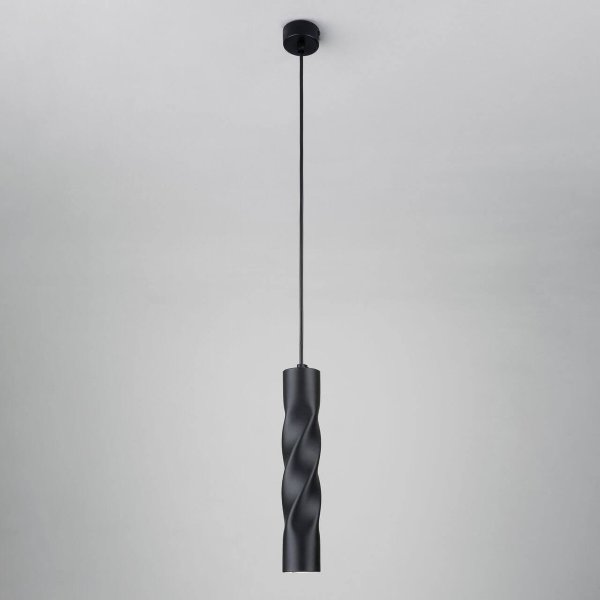 Подвесной светодиодный светильник Eurosvet Scroll 50136/1 LED черный — Дзинь ля-ля