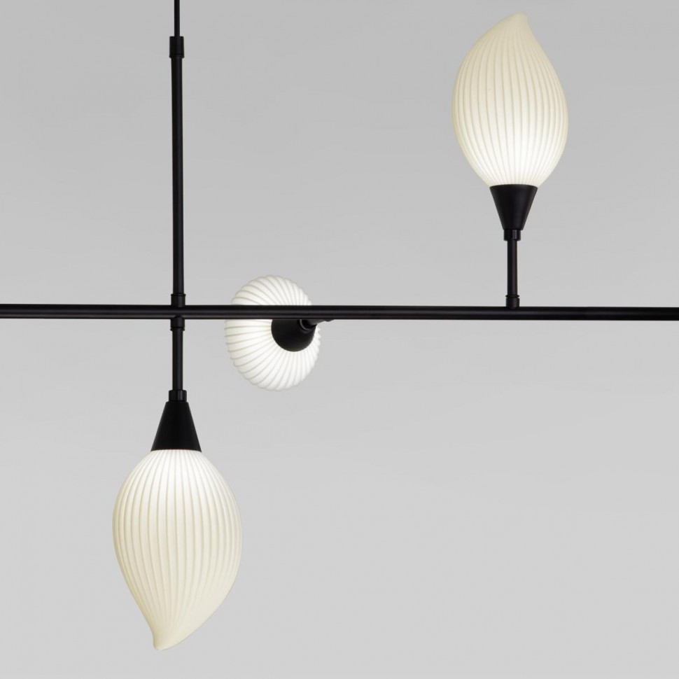 Подвесная люстра Eurosvet Sinki 30188/6 черный фото 1 &mdash; Дзинь ля-ля