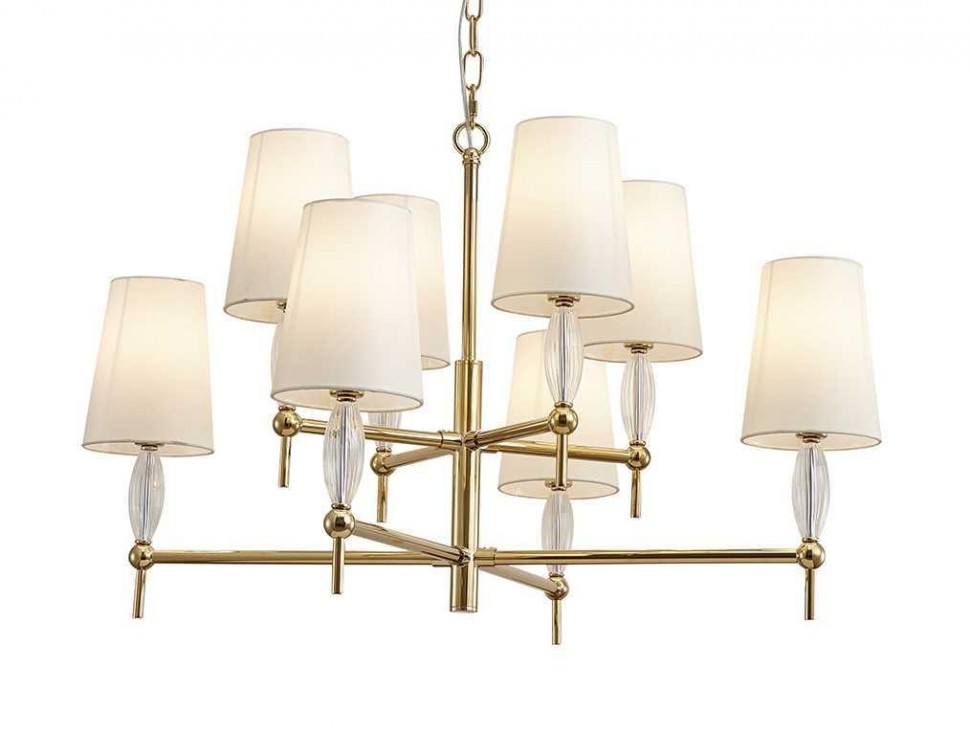 Подвесная люстра Newport Chelsy 4378/C gold М0070440 фото 1 &mdash; Дзинь ля-ля