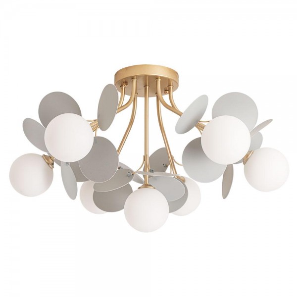 Потолочная люстра Arte Lamp PEACOCK A1369PL-7GY &mdash; Дзинь ля-ля