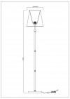 Торшер Arte Lamp Kensington A4098PN-1CC фото 2 &mdash; Дзинь ля-ля