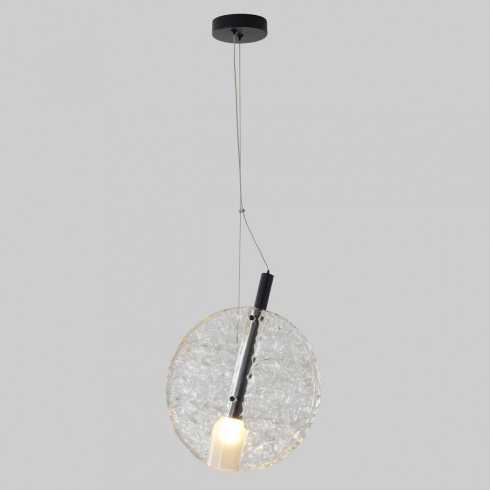 Подвесной светильник Crystal Lux FROZEN SP1 BLACK фото 1 &mdash; Дзинь ля-ля