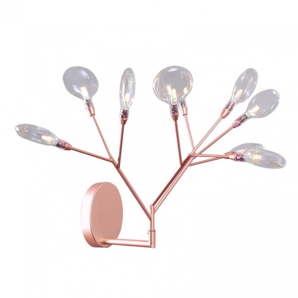 Бра Crystal Lux Evita AP9 copper/transparent &mdash; Дзинь ля-ля