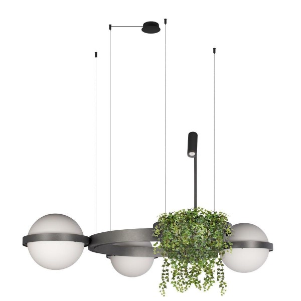 Подвесной светодиодный светильник Loft IT Jardin 10121/3 Dark grey — Дзинь ля-ля