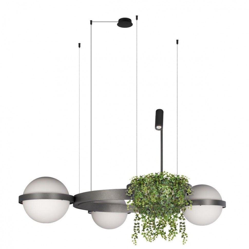 Подвесной светодиодный светильник Loft IT Jardin 10121/3 Dark grey фото 1 — Дзинь ля-ля