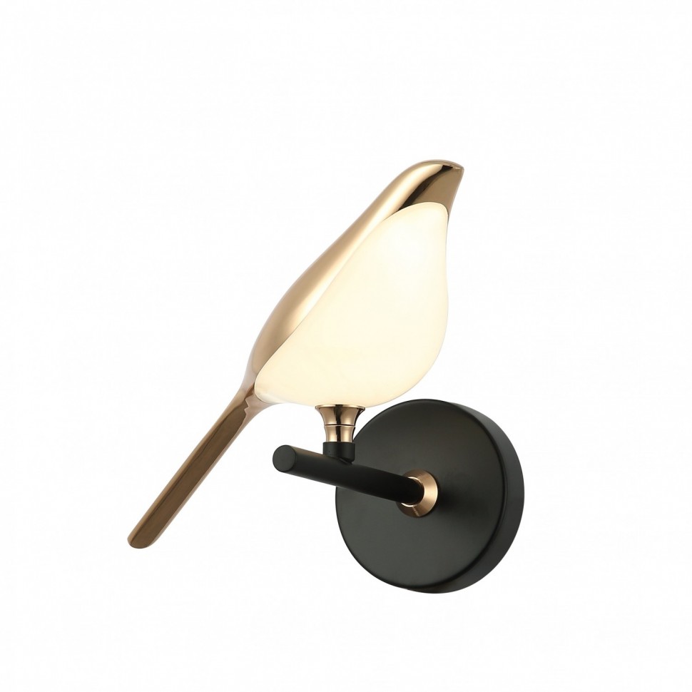 Настенный светодиодный светильник G61391/1wBK+GD WT Gerhort фото 1 &mdash; Дзинь ля-ля