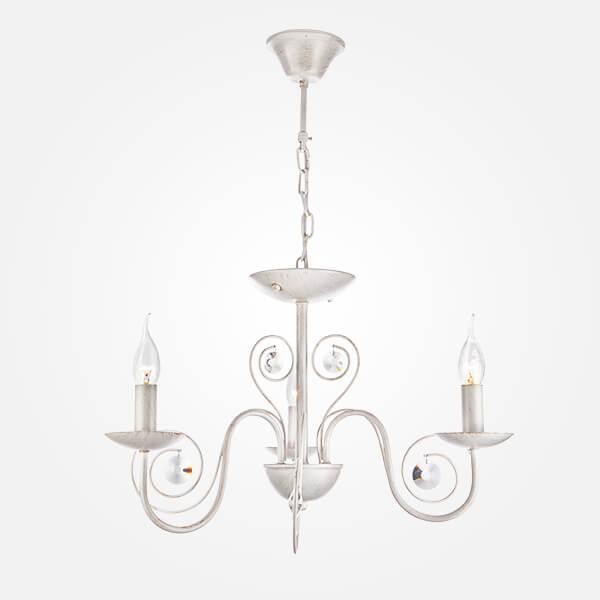 Подвесная люстра Eurosvet 60018/3 белый с золотом фото 1 &mdash; Дзинь ля-ля