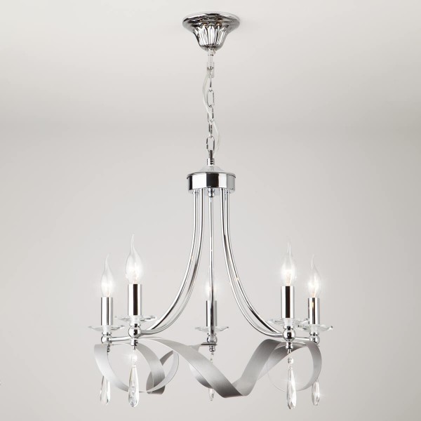 Подвесная люстра Eurosvet 60064/5 хром &mdash; Дзинь ля-ля