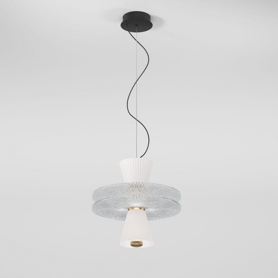 Подвесной светодиодный светильник Eurosvet Kontur 40028/1 LED белый фото 1 &mdash; Дзинь ля-ля