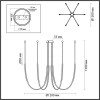 Подвесная люстра Odeon Light MONELLA 6639/70L фото 4 &mdash; Дзинь ля-ля