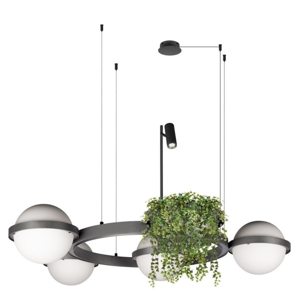 Подвесной светодиодный светильник Loft IT Jardin 10121/4 Dark grey — Дзинь ля-ля