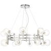Подвесная люстра Crystal Lux Luxury SP16 Chrome фото 3 &mdash; Дзинь ля-ля