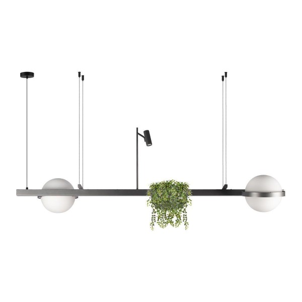 Подвесной светодиодный светильник Loft IT Jardin 10121/D Dark grey — Дзинь ля-ля