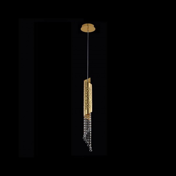 Подвесной светильник Crystal Lux Credo SP1 Gold &mdash; Дзинь ля-ля