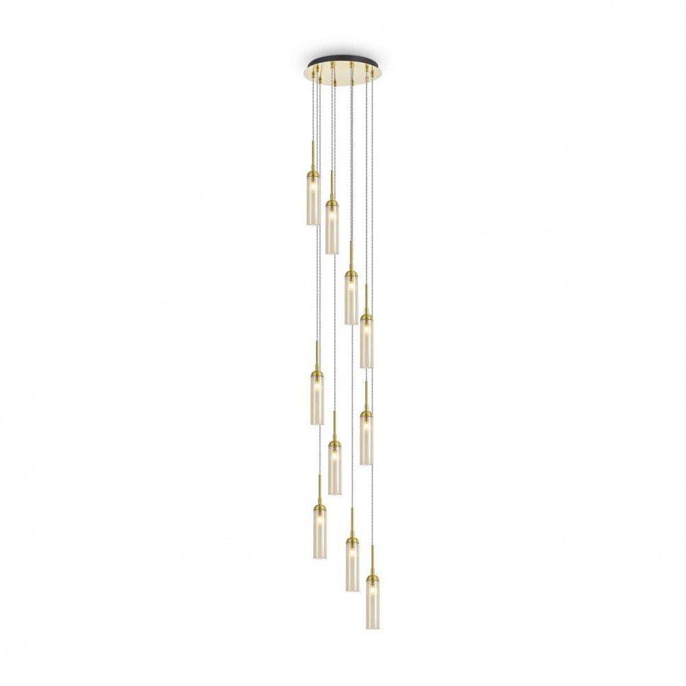 Подвесная люстра Freya Borgy FR5379PL-10G фото 1 &mdash; Дзинь ля-ля