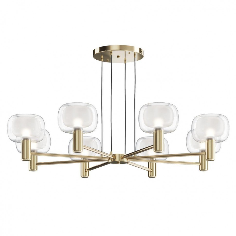 Подвесная люстра Maytoni Vision MOD411PL-08G фото 1 &mdash; Дзинь ля-ля