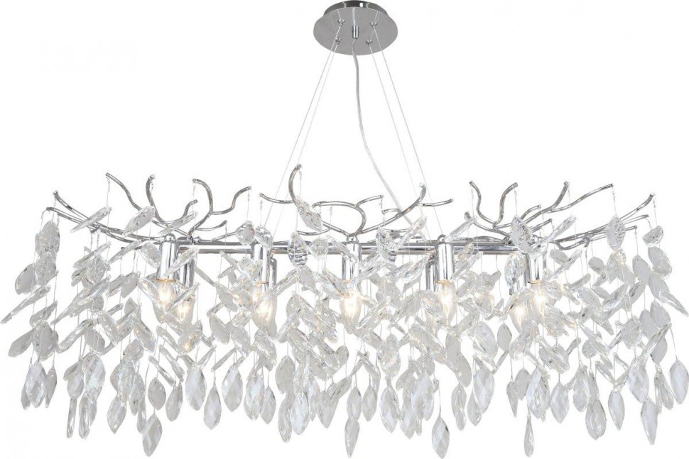 Люстра подвесная хрустальная 2180/09/10PL Stilfort, серия RAMO фото 1 &mdash; Дзинь ля-ля