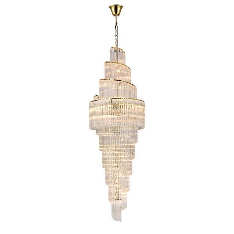 Каскадная люстра Newport Amanda 8954/C gold М0069915 фото 1 &mdash; Дзинь ля-ля