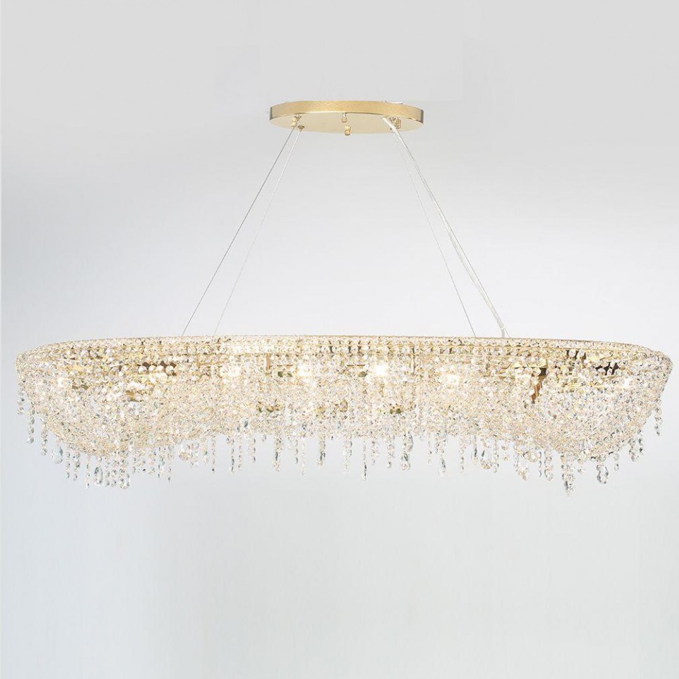 Подвесная люстра Newport 10910+8/S gold М0067319 фото 1 &mdash; Дзинь ля-ля