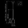 Подвесной светильник Lightstar Meta Duovo 807117 фото 2 &mdash; Дзинь ля-ля