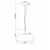 Подвесной светодиодный светильник Maytoni Madmen MOD127PL-L6AM фото 2 — Дзинь ля-ля