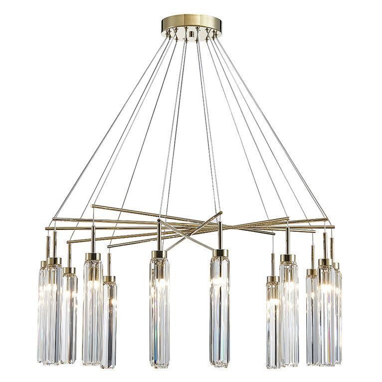 Подвесная люстра Newport 4524+10/S gold М0068063 фото 1 &mdash; Дзинь ля-ля