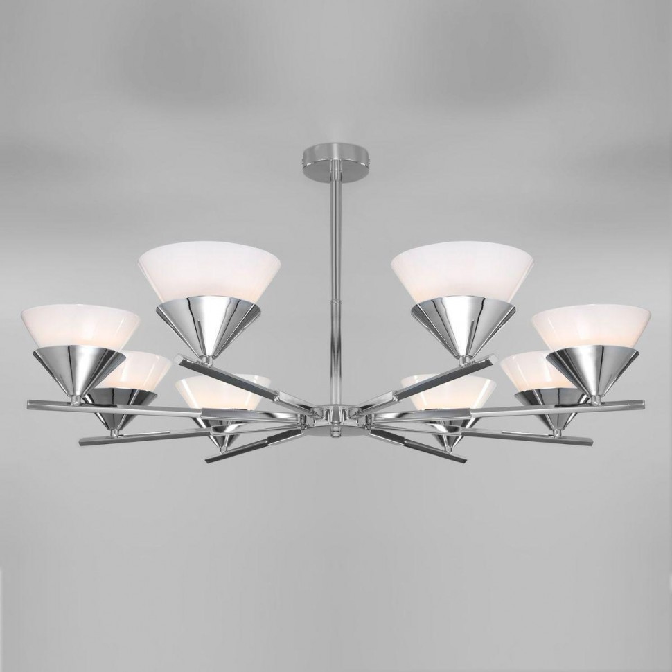 Потолочная люстра Eurosvet Rylee 70138/8 хром фото 1 &mdash; Дзинь ля-ля