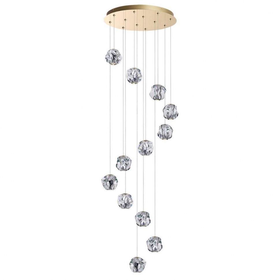 Каскадная светодиодная люстра Odeon Light L-Vision Jemstone 5085/60L фото 1 &mdash; Дзинь ля-ля