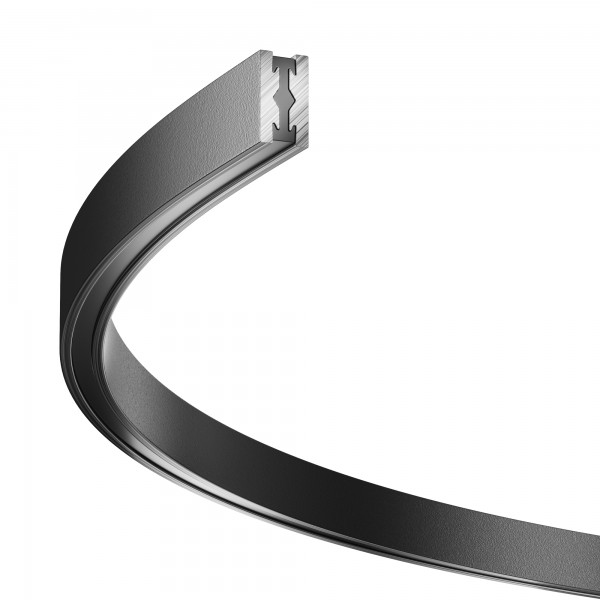 Шинопровод полукруг 800мм Flarity черный Maytoni TRX154-SR-D800-B — Дзинь ля-ля