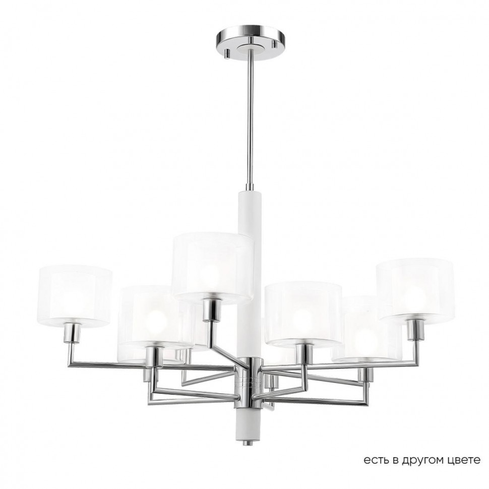 Подвесная люстра Crystal Lux Maestro SP-PL5+5 Chrome фото 1 &mdash; Дзинь ля-ля