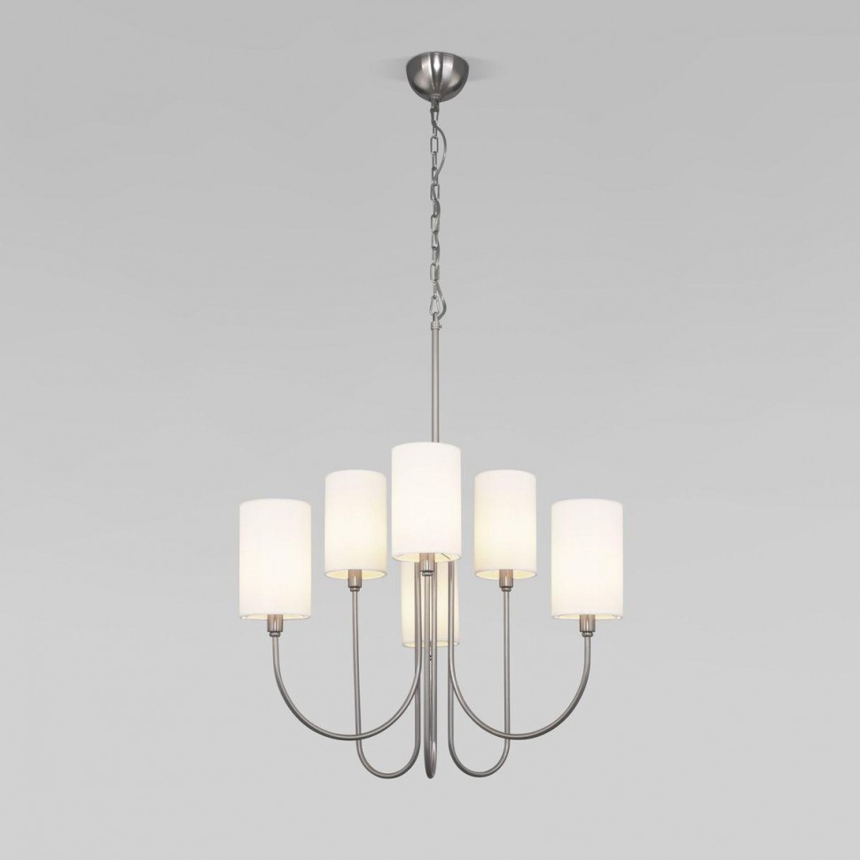 Подвесная люстра Eurosvet Abbey 60164/6 никель фото 1 &mdash; Дзинь ля-ля