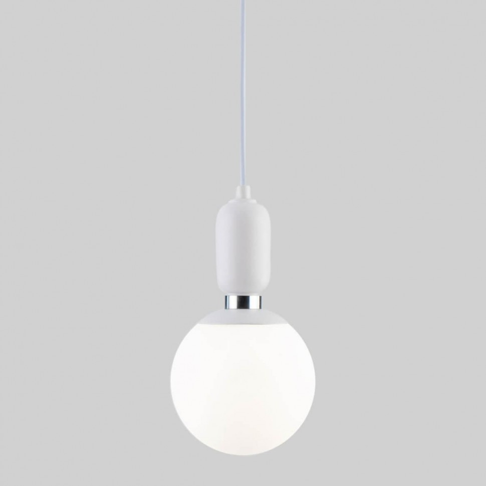 Подвесной светильник Eurosvet Bubble 50151/1 белый фото 1 &mdash; Дзинь ля-ля