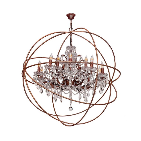 Подвесная люстра Loft IT Foucaults Orb Crystal Loft1897/15 — Дзинь ля-ля