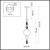 Подвесной светильник Odeon Light Exclusive Modern Palle 5405/1A фото 5 &mdash; Дзинь ля-ля