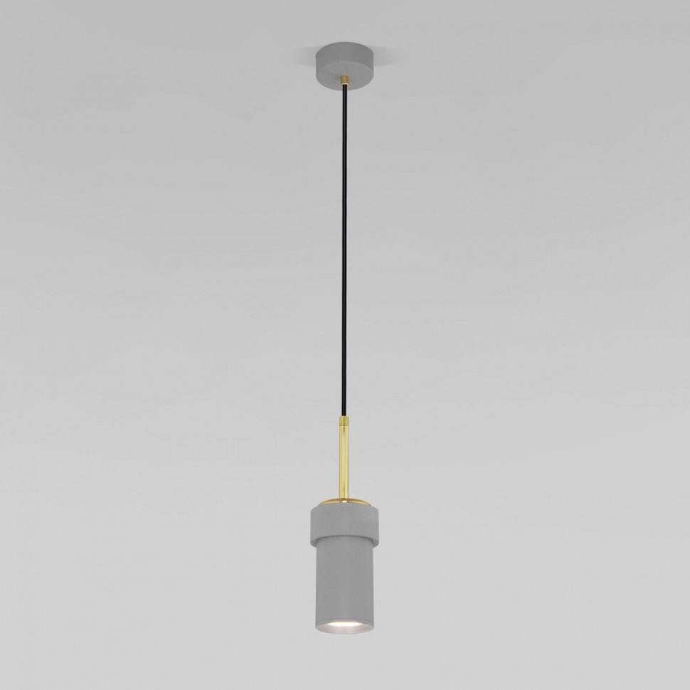 Подвесной светильник Eurosvet Pebble 50264/1 серый фото 1 &mdash; Дзинь ля-ля