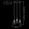 Подвесная люстра Lightstar Pentola 803057 фото 3 &mdash; Дзинь ля-ля