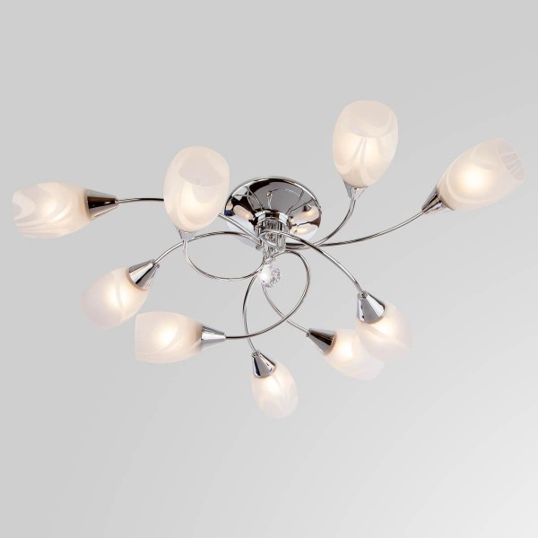 Подвесная люстра Eurosvet 2275/9 хром &mdash; Дзинь ля-ля