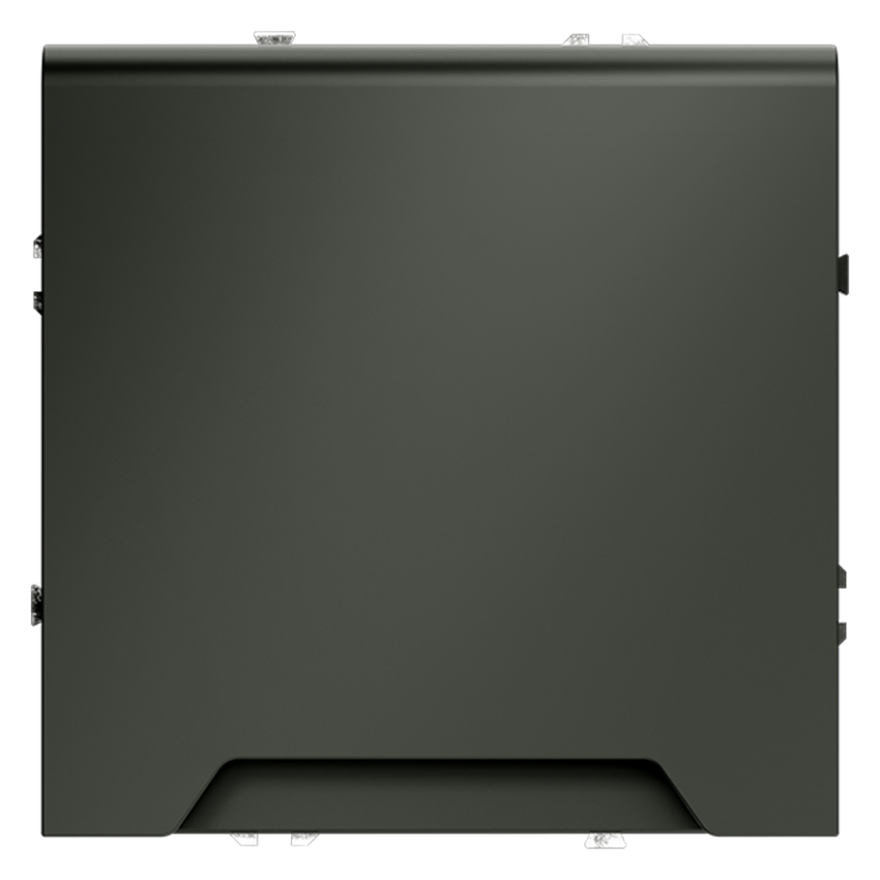 Розетка встраиваемая VOLTUM S70 с заземлением, защитными шторками и крышкой 16А, (титан) фото 1 &mdash; Дзинь ля-ля