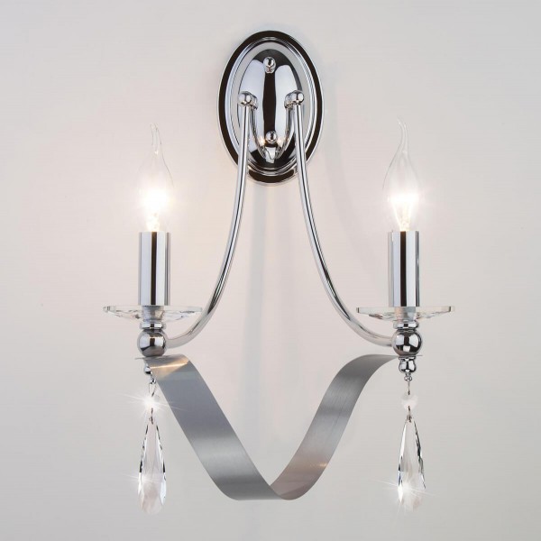 Бра Eurosvet 60064/2 хром &mdash; Дзинь ля-ля