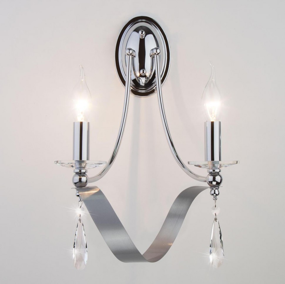 Бра Eurosvet 60064/2 хром фото 1 &mdash; Дзинь ля-ля