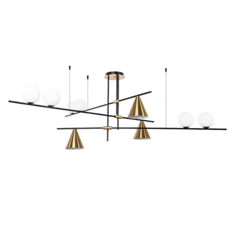 Подвесная люстра Arte Lamp Jacob A7029PL-9BK фото 1 &mdash; Дзинь ля-ля