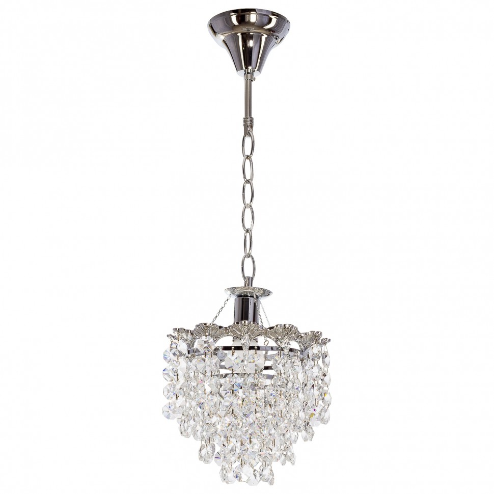 Люстра с хрусталем 2825/1CR+WT ЭкономСвет фото 1 — Дзинь ля-ля