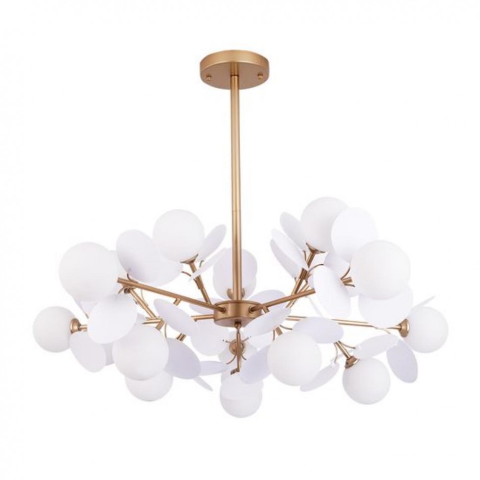 Подвесная люстра Arte Lamp Peacock A1369SP-15SG фото 1 &mdash; Дзинь ля-ля