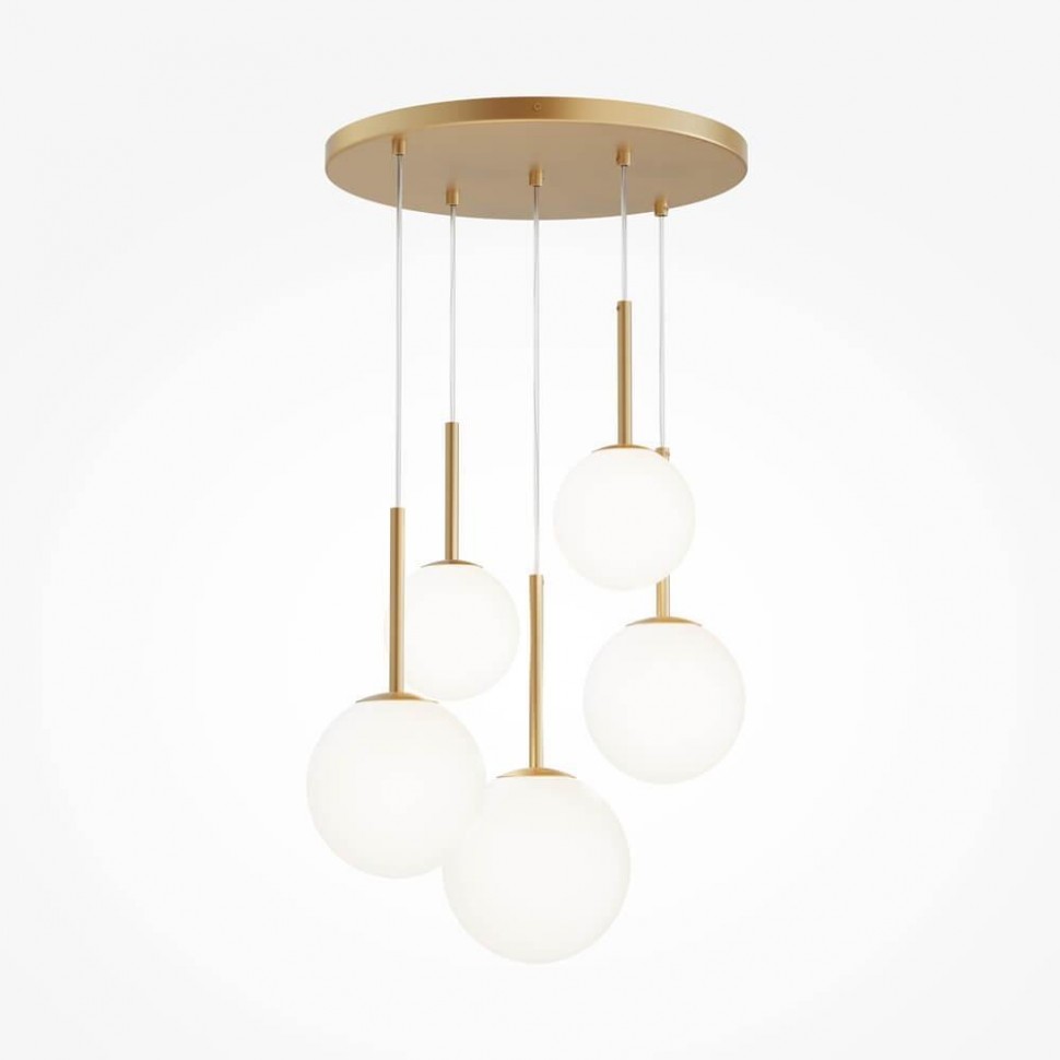 Подвесная люстра Maytoni Basic form MOD321PL-05G1 фото 1 &mdash; Дзинь ля-ля