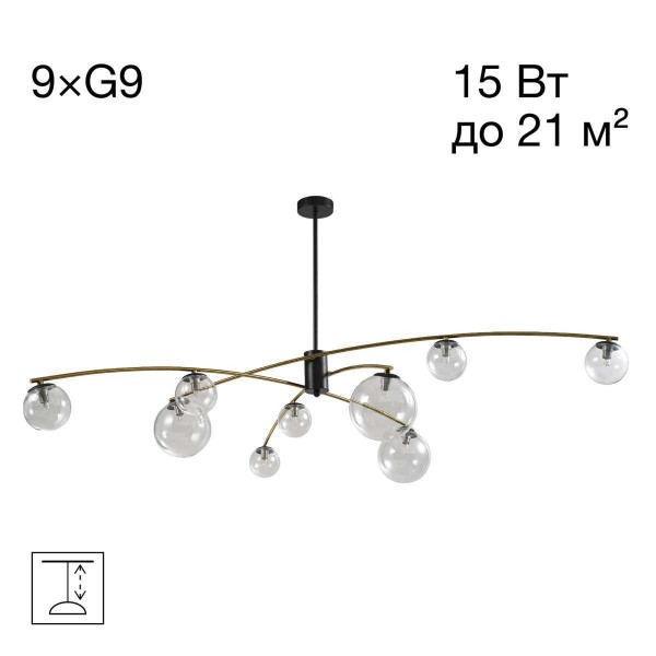 Потолочная люстра Citilux Fisher CL218193 &mdash; Дзинь ля-ля