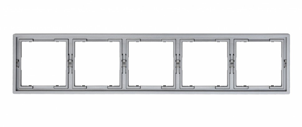Рамка 5 постов горизонтальная MIKAMI графит фото 1 — Дзинь ля-ля