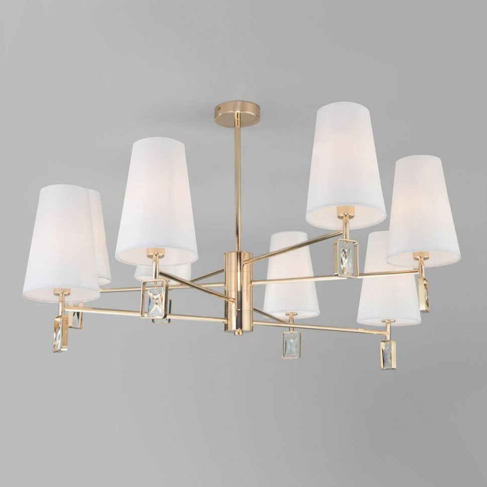 Подвесная люстра Eurosvet Milazzo 60137/8 золото фото 1 &mdash; Дзинь ля-ля