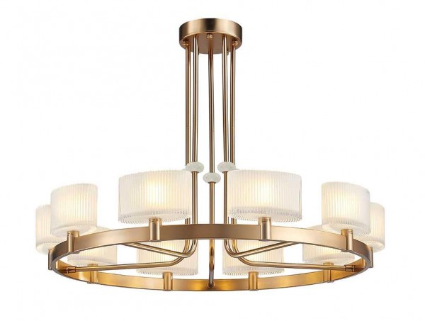 Подвесная люстра Newport Jessica 4338+2/C new gold М0070421 &mdash; Дзинь ля-ля